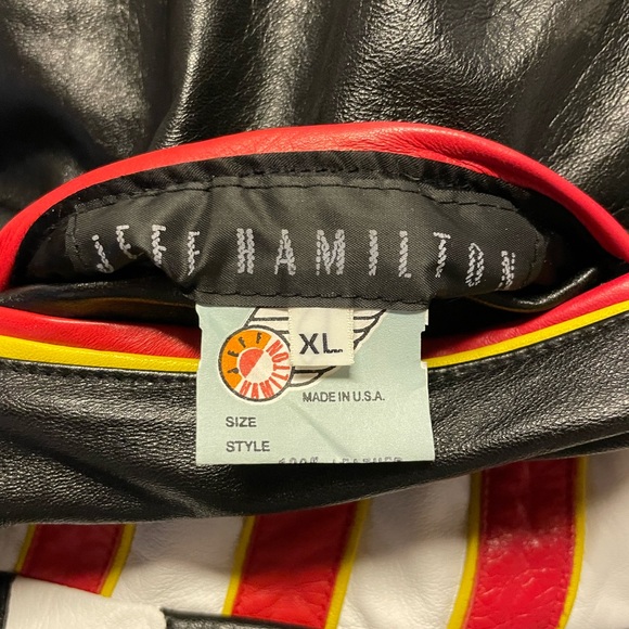 RARE + Vintage Jeff Hamilton Reversible Leather Mickey Mouse Jacket - Picture 8 of 8